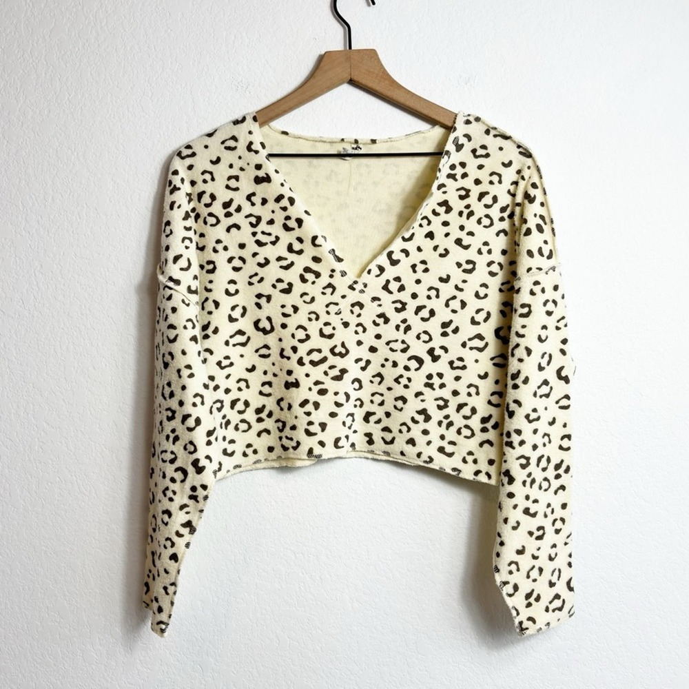 FREE PEOPLE RAIN CHECK LONG SLEEVE V-NECK TOP SIZE XS BRAND NEW WITHOUT TAGS